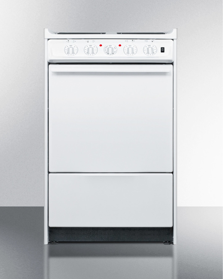 20" Wide Electric Coil Top Range WEM110R