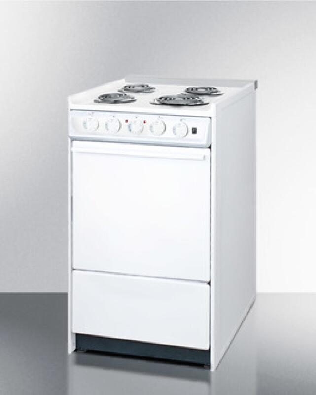 20" Wide Electric Coil Top Range WEM110R