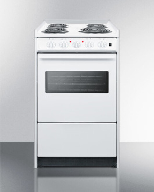 20" Wide Electric Coil Top Range WEM110RW