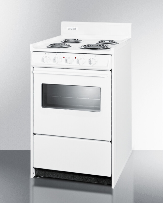 20" Wide Electric Coil Top Range view 4