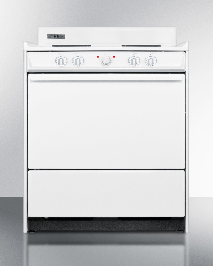 30" Wide Electric Coil Top Range WEM210