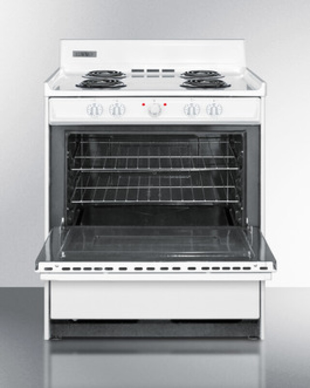 30" Wide Electric Coil Top Range WEM210