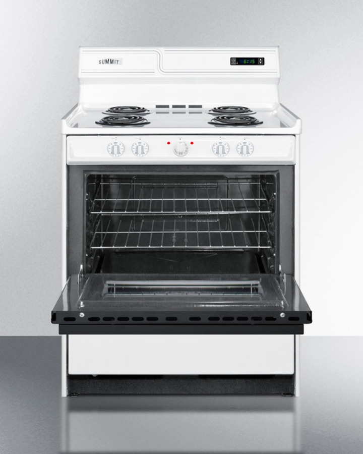 30" Wide Electric Coil Top Range WEM230DK