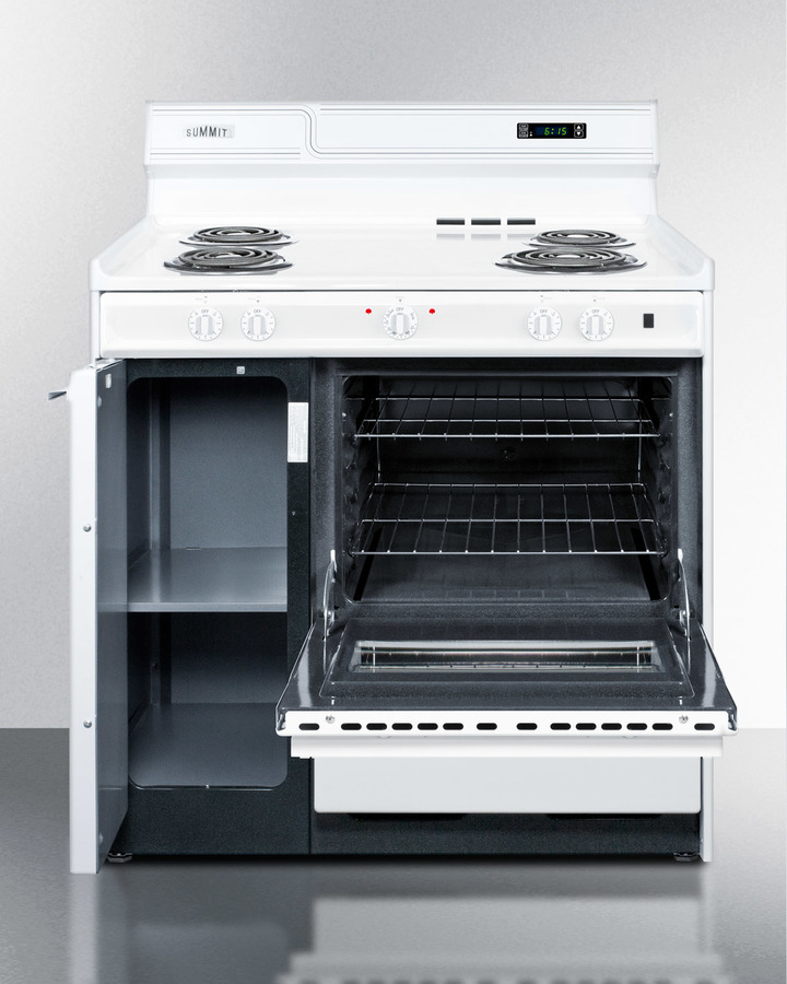 36" Wide Electric Coil Top Range view 9