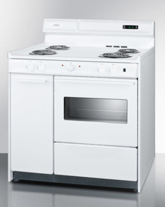 36" Wide Electric Coil Top Range view 2