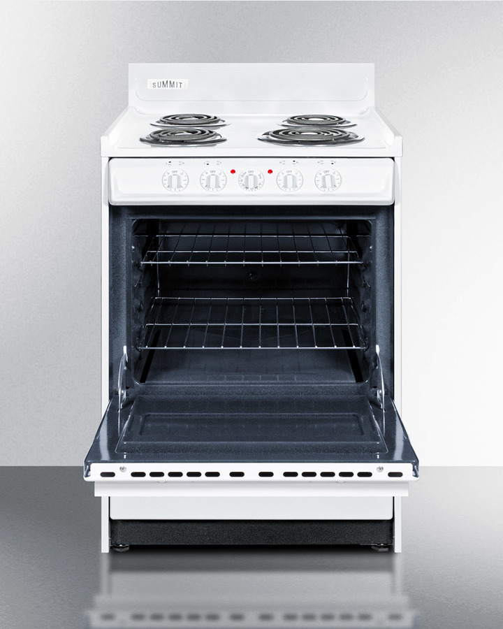 24" Wide Electric Coil Top Range WEM610