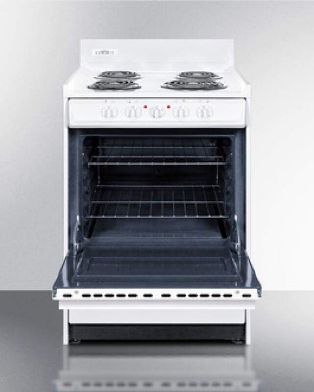 24" Wide Electric Coil Top Range WEM610