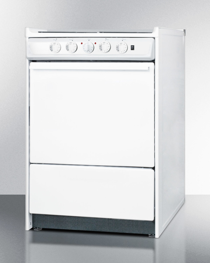 24" Wide Electric Coil Top Range WEM610R