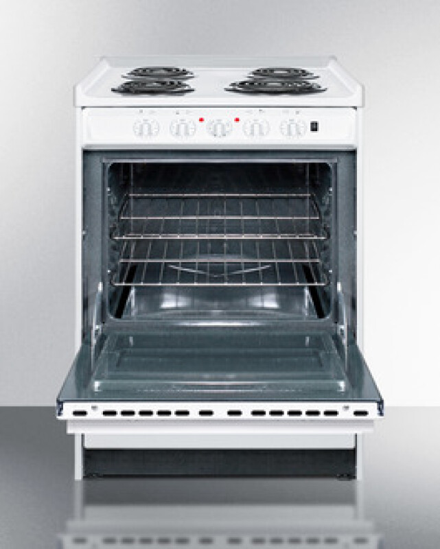 24" Wide Electric Coil Top Range WEM610R