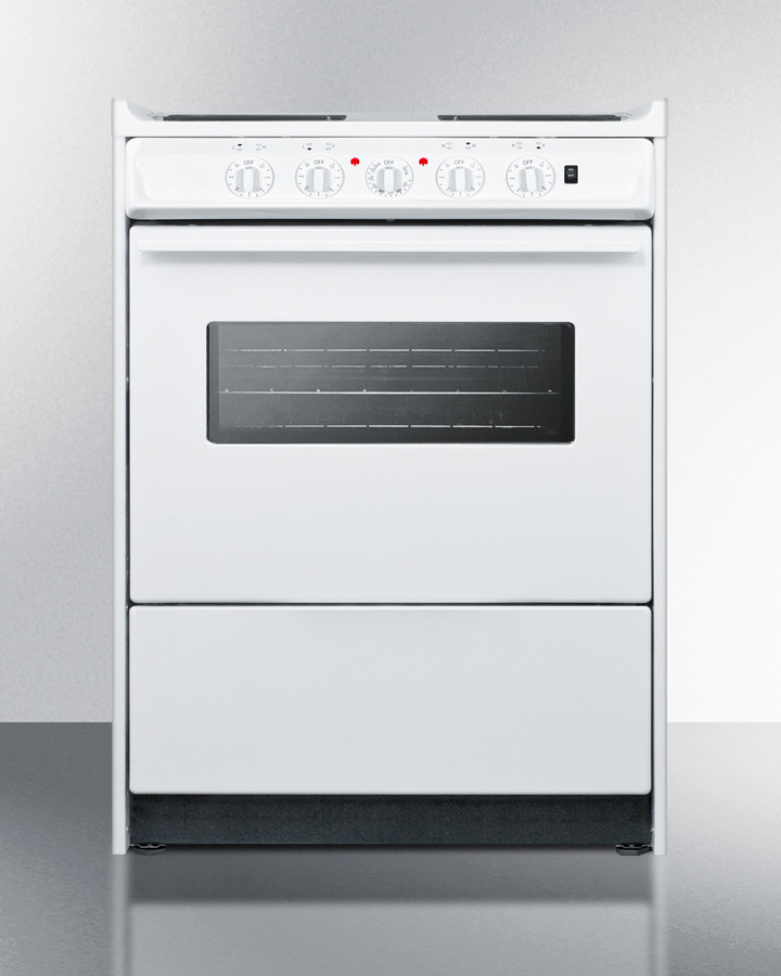 24" Wide Electric Coil Top Range WEM610RW