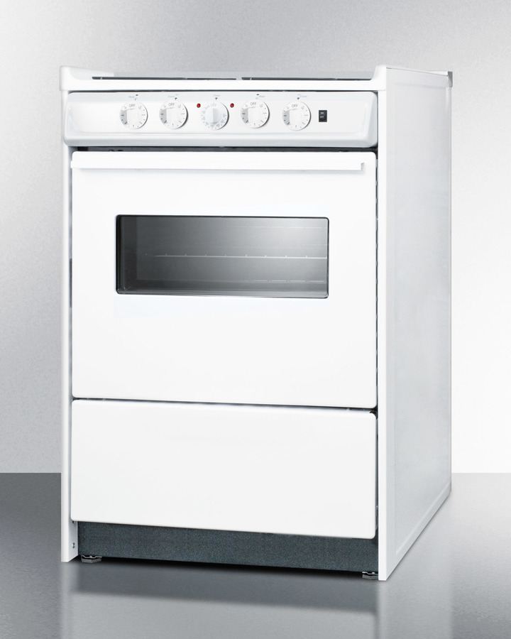 24" Wide Electric Coil Top Range WEM610RW