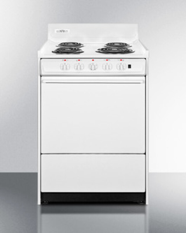 24" Wide Electric Coil Top Range WEM6171Q