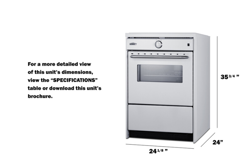 24" Wide Induction Range WEM665W