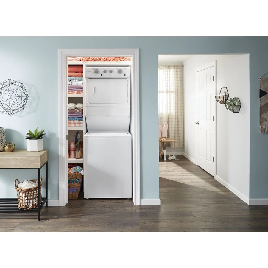 3.5 cu.ft Electric Stacked Laundry Center 9 Wash cycles and AutoDry™ view 4