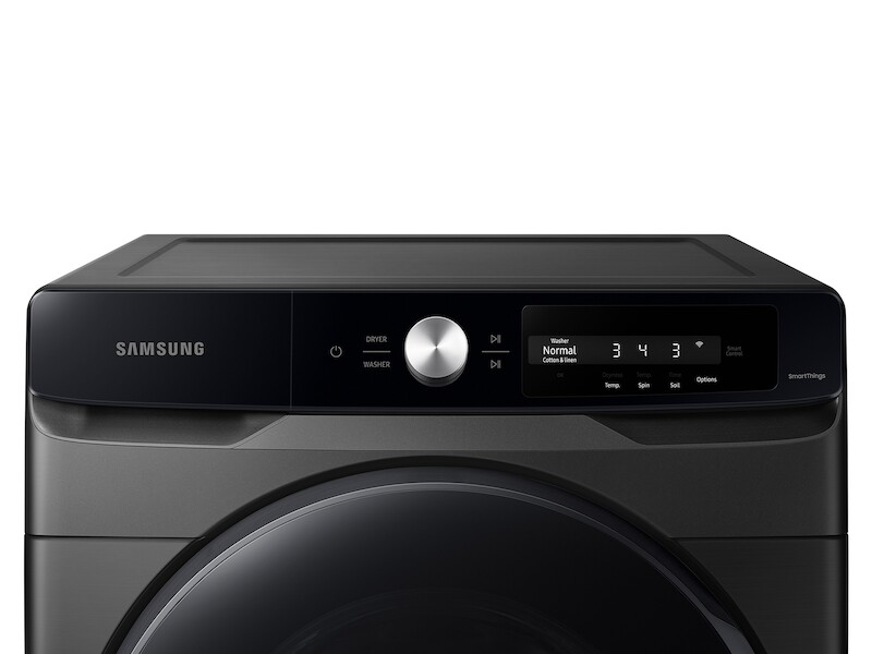 4.5 cu. ft. Large Capacity Smart Dial Front Load Washer with Super Speed Wash in Brushed Black WF45A6400AVUS