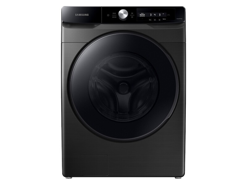 4.5 cu. ft. Large Capacity Smart Dial Front Load Washer with Super Speed Wash in Brushed Black WF45A6400AVUS, product image 3 of 10