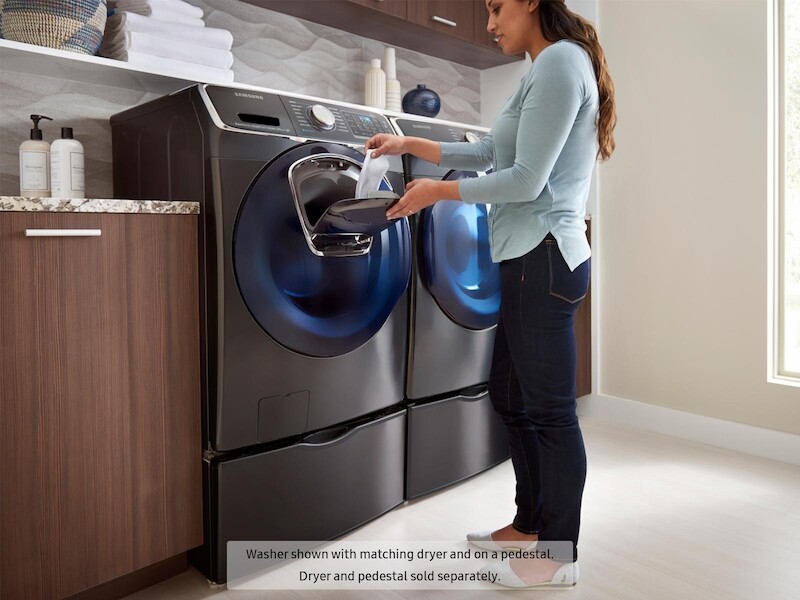 4.5 cu. ft. AddWash™ Front Load Washer in Black Stainless Steel WF45K6500AVA2, product image 12 of 13