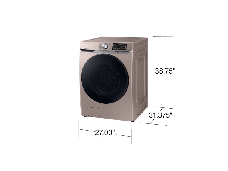 4.5 cu. ft. Front Load Washer with Vibration Reduction Technology in Merlot WF45N5300AFUS, product image 3 of 13