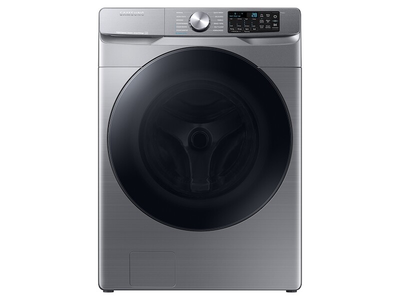4.5 cu. ft. Front Load Washer with Steam in Platinum WF45R6100APUS, product image 3 of 13