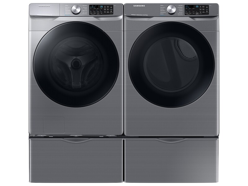 4.5 cu. ft. Front Load Washer with Steam in Platinum WF45R6100APUS, product image 6 of 13