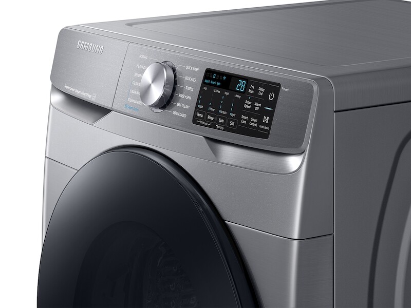 4.5 cu. ft. Front Load Washer with Steam in Platinum WF45R6100APUS, product image 11 of 13