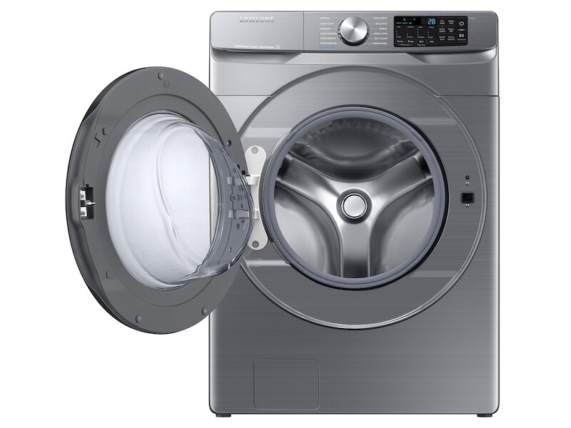 4.5 cu. ft. Front Load Washer with Steam in Platinum WF45R6100APUS, product image 12 of 13