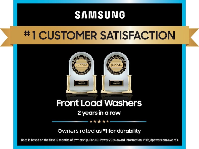 4.5 cu. ft. Front Load Washer with Steam in White WF45R6100AWUS
