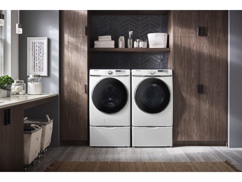 4.5 cu. ft. Smart Front Load Washer with Super Speed in White WF45R6300AWUS, product image 6 of 10