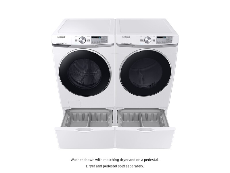 4.5 cu. ft. Smart Front Load Washer with Super Speed in White WF45R6300AWUS, product image 8 of 10