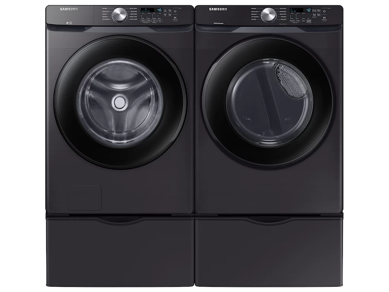4.5 cu. ft. Front Load Washer with Vibration Reduction Technology+ in Brushed Black WF45T6000AVA5