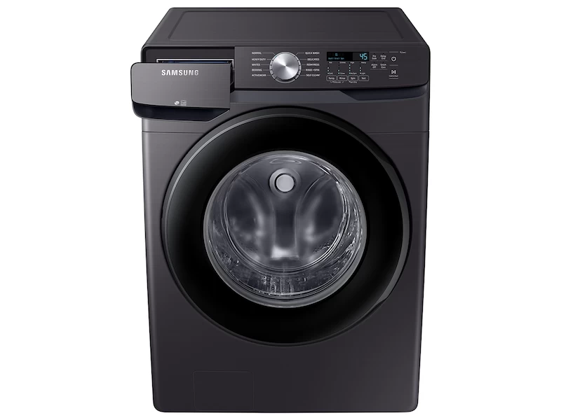 4.5 cu. ft. Front Load Washer with Vibration Reduction Technology+ in Brushed Black WF45T6000AVA5