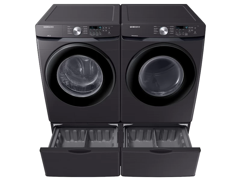 4.5 cu. ft. Front Load Washer with Vibration Reduction Technology+ in Brushed Black WF45T6000AVA5