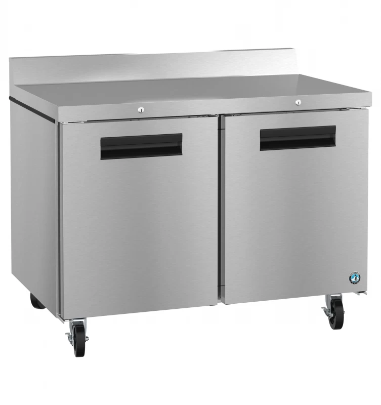 WF48B-01, Freezer, Two Section Worktop, Stainless Doors with LockTitle WF48B01