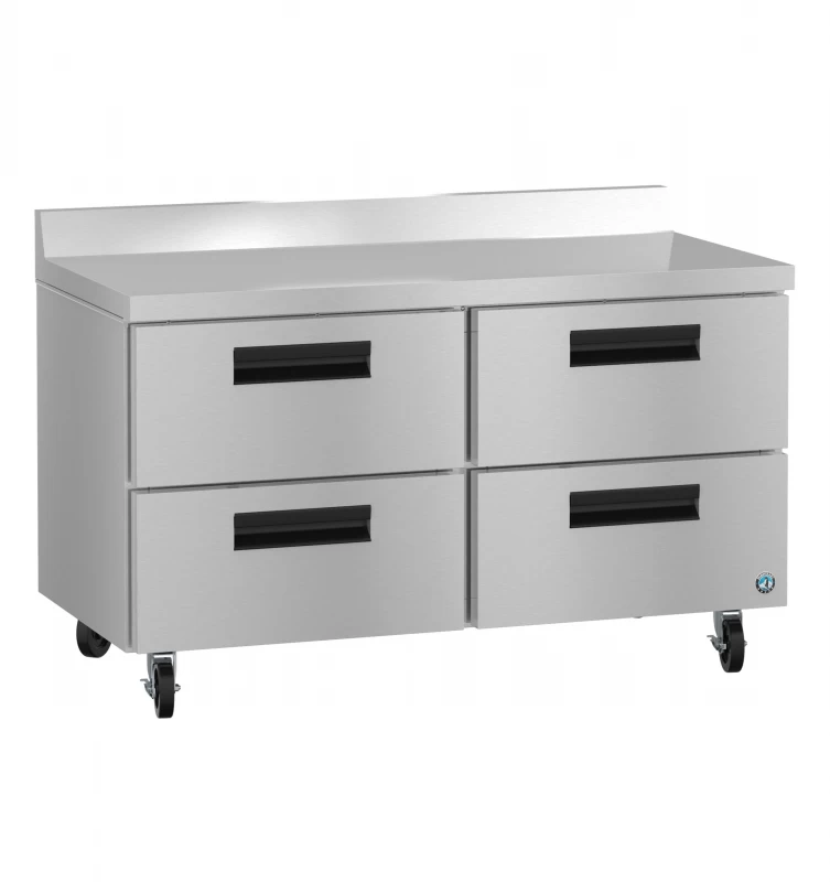 WF48B-D4, Freezer, Two Section Worktop, Stainless DrawersTitle WF48BD4