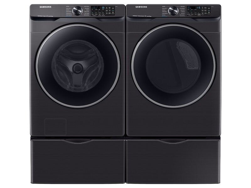 5.0 cu. ft. Extra-Large Capacity Smart Front Load Washer with Super Speed Wash in Brushed Black WF50A8500AVA5