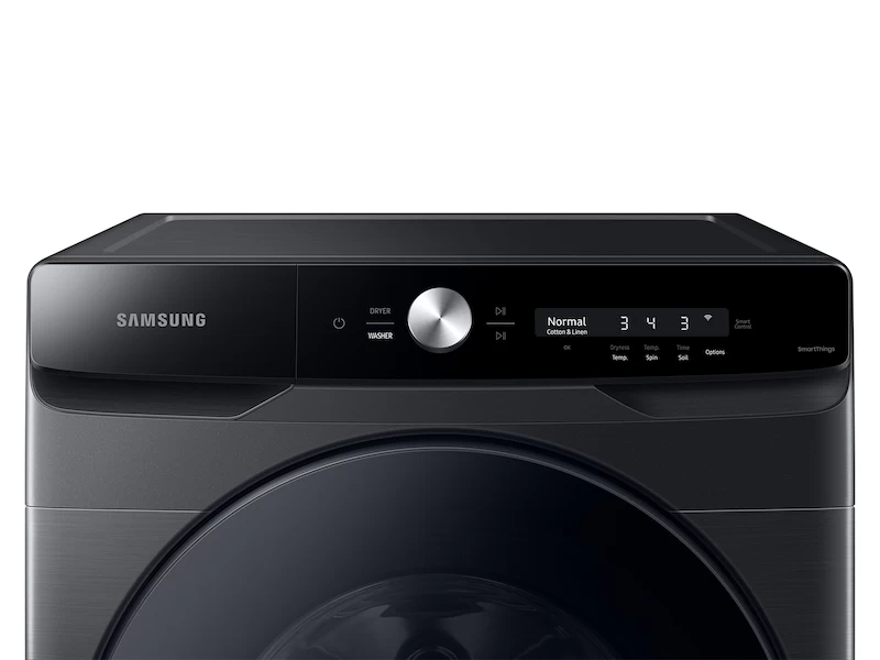 5.0 cu. ft. Extra-Large Capacity Smart Dial Front Load Washer with MultiControl™ in Brushed Black WF50A8600AVUS, product image 5 of 11