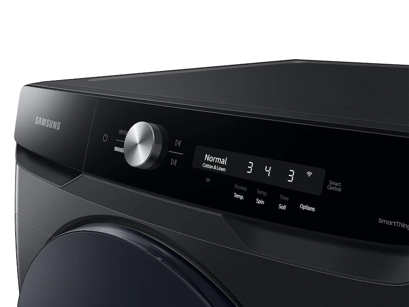 5.0 cu. ft. Extra-Large Capacity Smart Dial Front Load Washer with MultiControl™ in Brushed Black WF50A8600AVUS, product image 8 of 11