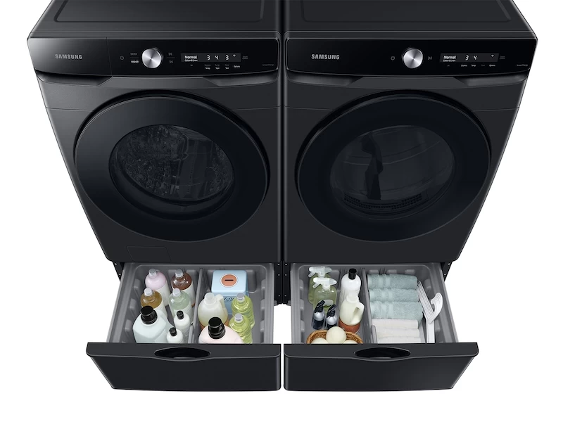 5.0 cu. ft. Extra-Large Capacity Smart Dial Front Load Washer with MultiControl™ in Brushed Black WF50A8600AVUS, product image 10 of 11