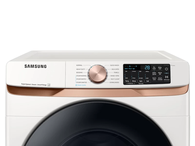 5.0 cu. ft. Extra Large Capacity Smart Front Load Washer with Super Speed Wash and Steam WF50BG8300AEUS