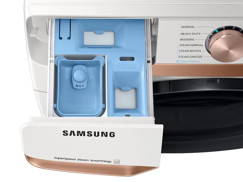 5.0 cu. ft. Extra Large Capacity Smart Front Load Washer with Super Speed Wash and Steam WF50BG8300AEUS