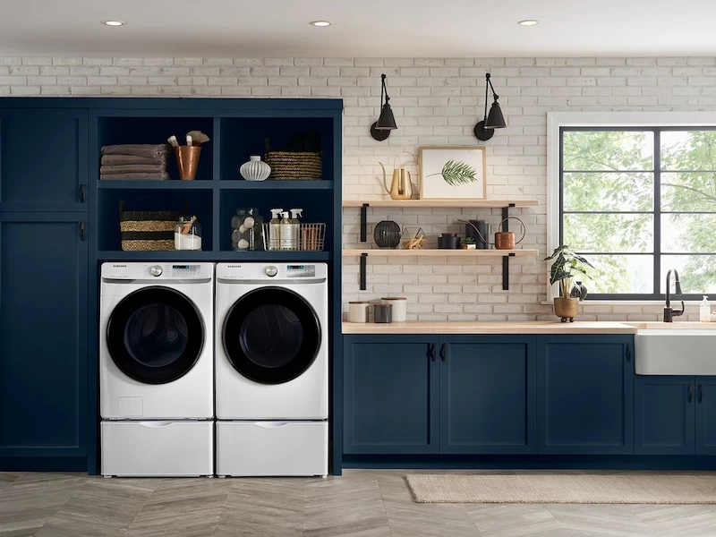 5.0 cu. ft. Smart Front Load Washer with Super Speed WF50R8500AWUS, product image 2 of 11