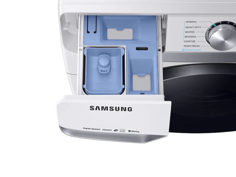 5.0 cu. ft. Smart Front Load Washer with Super Speed WF50R8500AWUS, product image 6 of 11