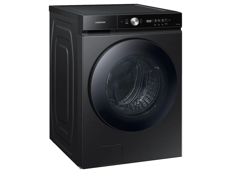 Bespoke 5.3 cu. ft. Ultra Capacity Front Load Washer with Super Speed Wash and AI Smart Dial in Brushed Black WF53BB8700AVUS