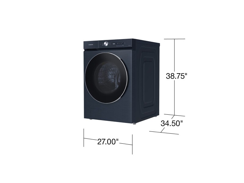 Bespoke 5.3 cu. ft. Ultra Capacity Front Load Washer with AI OptiWash™ and Auto Dispense in Brushed Navy WF53BB8900ADUS