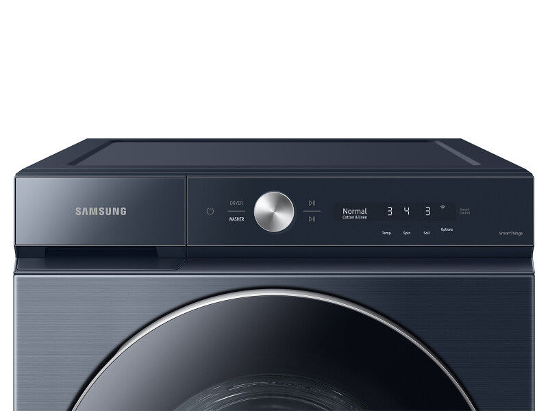 Bespoke 5.3 cu. ft. Ultra Capacity Front Load Washer with AI OptiWash™ and Auto Dispense in Brushed Navy WF53BB8900ADUS