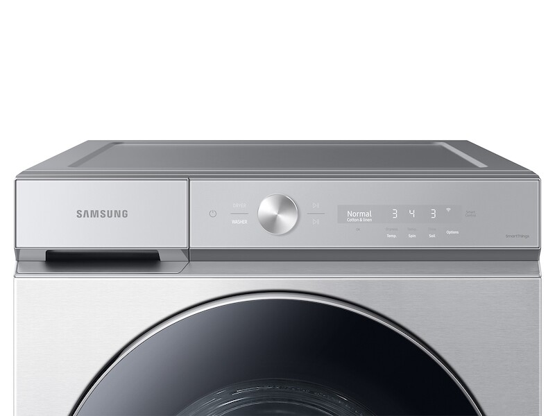 Bespoke 5.3 cu. ft. Ultra Capacity Front Load Washer with AI OptiWash and Auto Dispense in Silver Steel WF53BB8900AT, product image 6 of 14