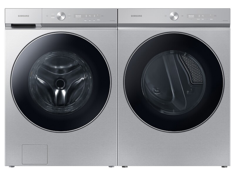 Bespoke 5.3 cu. ft. Ultra Capacity Front Load Washer with AI OptiWash and Auto Dispense in Silver Steel WF53BB8900AT, product image 10 of 14