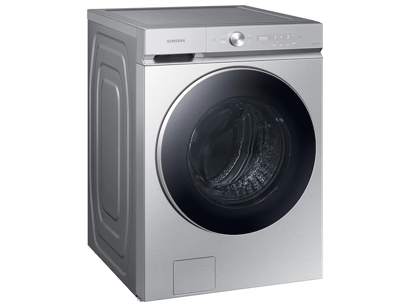 Bespoke 5.3 cu. ft. Ultra Capacity Front Load Washer with AI OptiWash™ and Auto Dispense in Silver Steel WF53BB8900ATUS