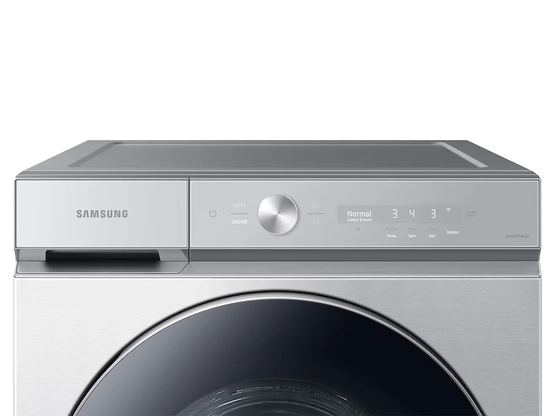 Bespoke 5.3 cu. ft. Ultra Capacity Front Load Washer with AI OptiWash™ and Auto Dispense in Silver Steel WF53BB8900ATUS