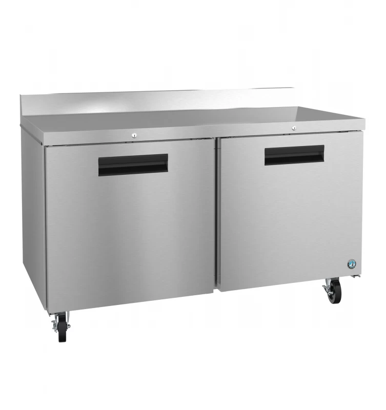 WF60B-01, Freezer, Two Section Worktop, Stainless Doors with LockTitle WF60B01